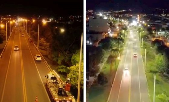 Nova iluminação pública em LED do município de Brejo Santo