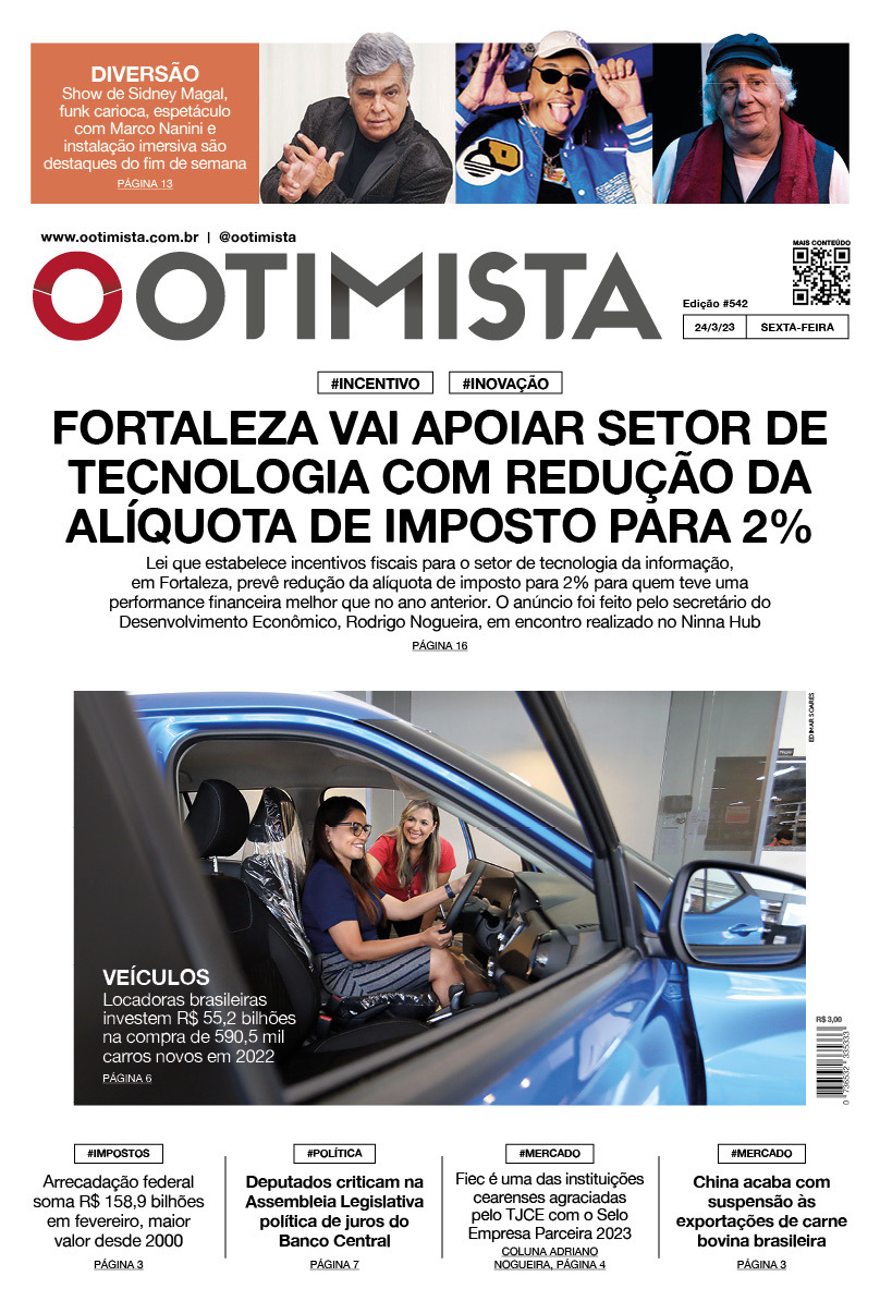 O Otimista – Edição impressa de 24/03/2023