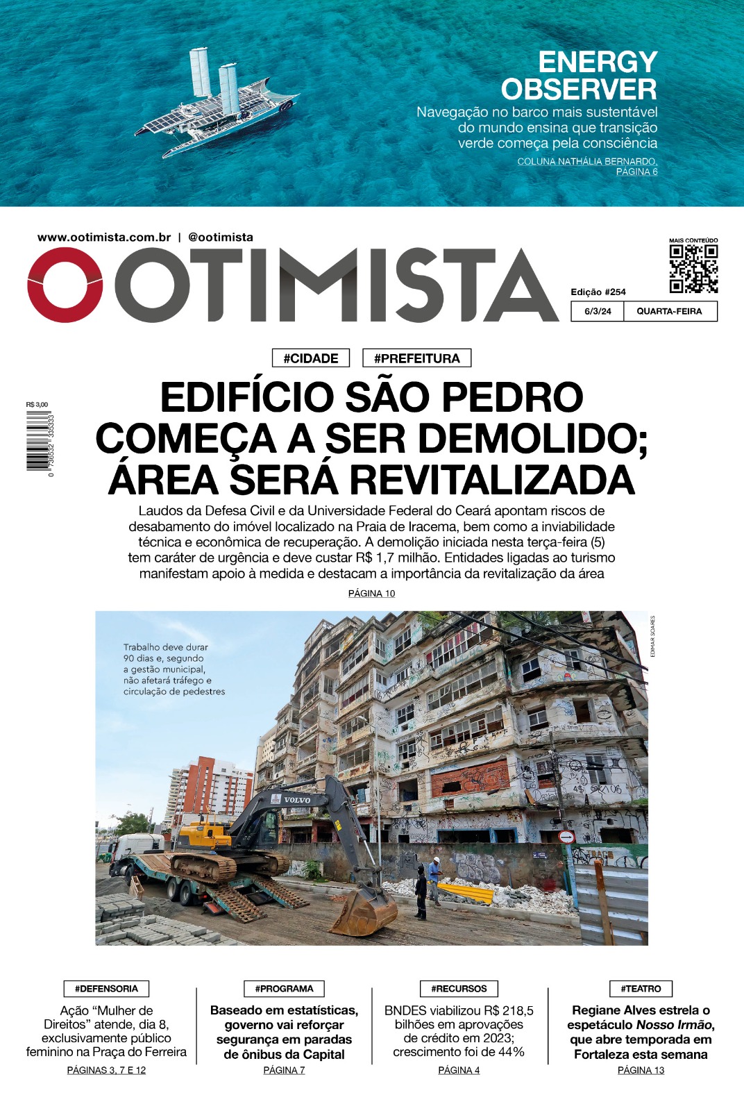 O Otimista – Edição impressa de 06/03/2024